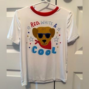 Little Sleepies Red White & Cool Shirt